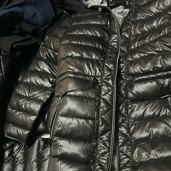 Kenneth Cole New York Full Zip Puffer Jacket with Hood Black Size XL - Picture 8 of 16